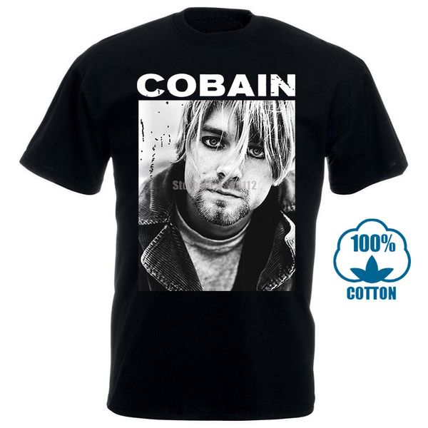 

kurt cobain 'shadow' new & official new fashion mens short sleeve cotton 100% cotton short 012479 hoodie designers t shirts sweats