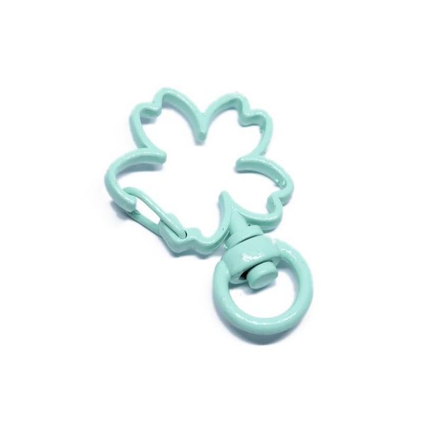 

mix 10 pcs colorful split ring sakura keychains metal key chain ring split rings keyring keyfob accesso qylvsp