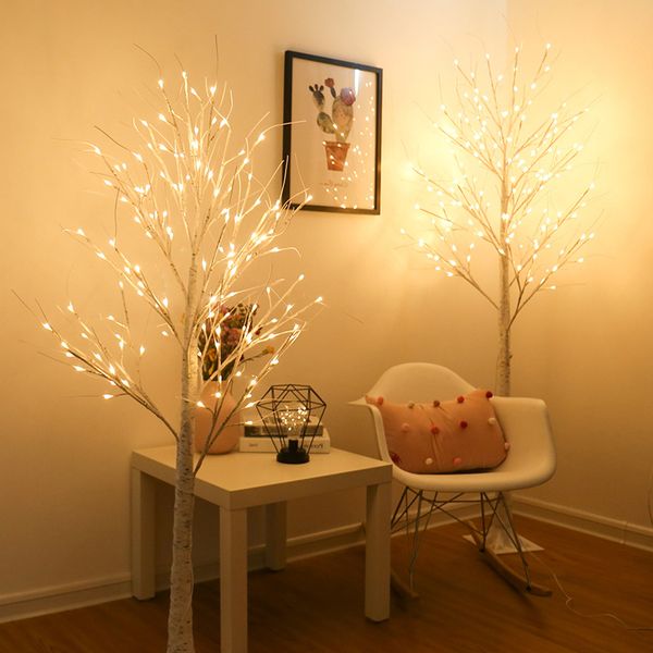 

bedroom dining simulation nordic birch lamp living room scene arrangement of luminous branch decorative lights