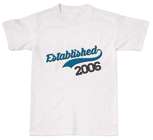 

new brand sale gift idea personalised customised established 2006 t-shirt t shirt sport hooded sweatshirt hoodie