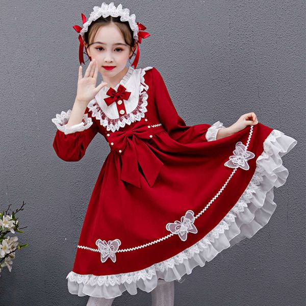 

drs new girls' lolita in princs autumn and winter, Red;yellow