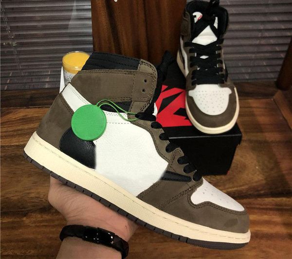 

basketball shoes, high travis scotts jumpman 1 1s sneakers fearless obsidian unc men women sneakers banned bred toe chicago sports shoe
