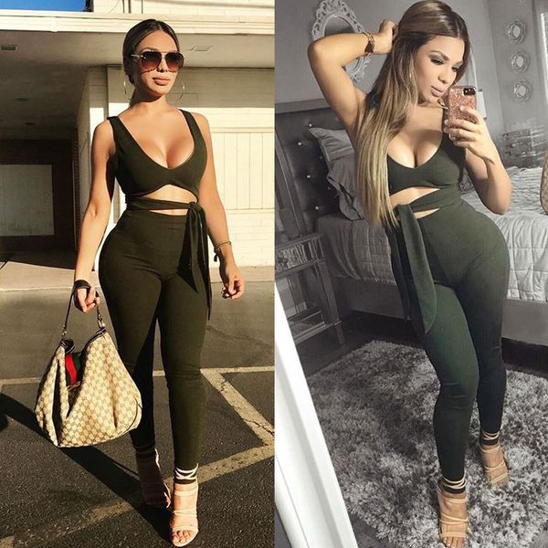 

2021 the new new new woman out elastic casual thin jumpsuit zipper high street party mujer bodysuit fashion eb0l, Black;white