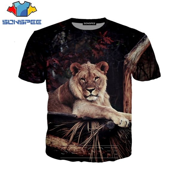 

animal lion 3d print shirts plus size graphic plus size men clothing