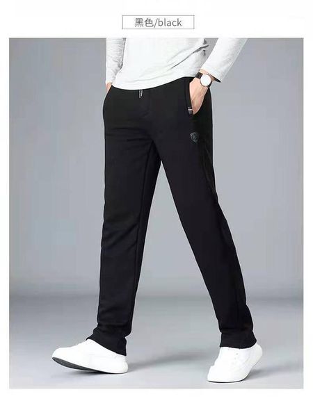 

warm fleece lining winter warm male pants thicken keeping outwear riding hiking men loose straight trousers 2021 winter1, Black