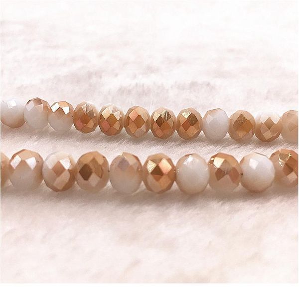 

30pcs/lot 8x6mm rondelle austria faceted crystal glass beads loose spacer round beads diy jewelry making for brace jllcdb