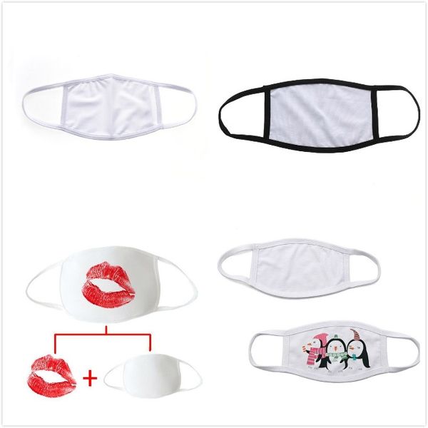

blanks sublimation face mask adults kids double layers dust prevention mask for diy heat transfer print face covers designer masks