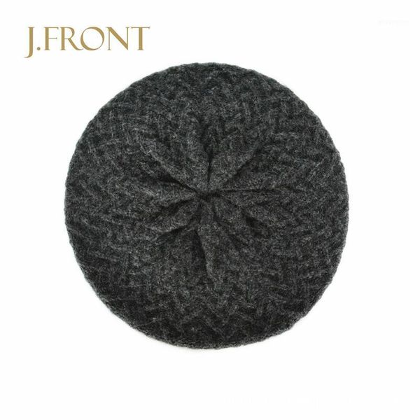 

women's beret hat warm wild net red knitted beret painter hat1, Blue;gray