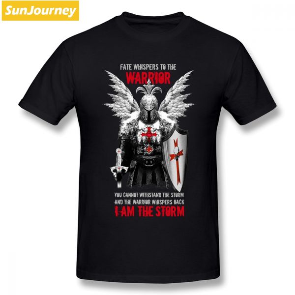 

knight's templar warrior men t shirt dropshipping summer oversize crewneck short sleeve custom funny t shirts sport hooded sweatshirt h