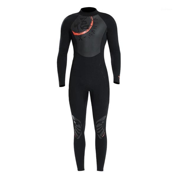 

swim wear men's 1.5mm back zip full wetsuit - one piece wet suit jumpsuit warm thermal & uv protection1