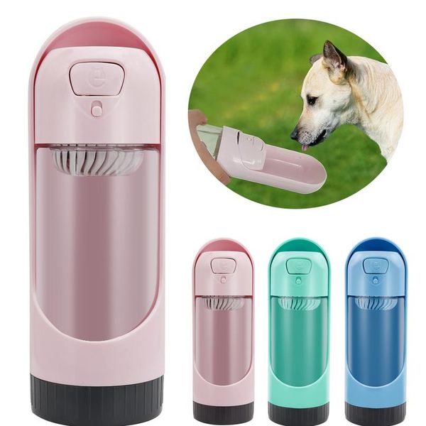 

300ml dog water bottle portable pet puppy drinking bowl cup outdoor travel dog water dispenser feeder for small large d wmtusx