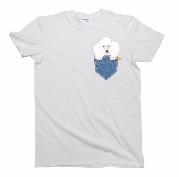 

summer casual man's poodle cute puppy pocket dog birthday gift mens ladies fit sport hooded sweatshirt hoodie men t shirt