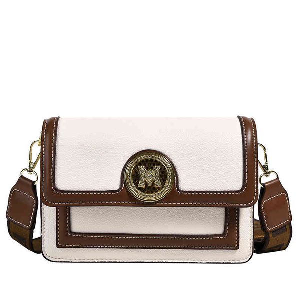 

56% off designer s single autumn new texture small square bag cross shoulder contrast color, high-capacity fashion and explosion