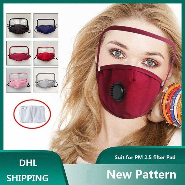 

with cotton face detachable shield breath valve pm2.5 mouth anti-dust reusable fabric mask dhc34 gmcw# 44w1