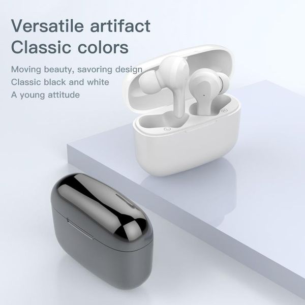 

wireless earphone bt v5.0 music mini sport earphones with mic true wireless earbuds led digital display r5 invisible earphone