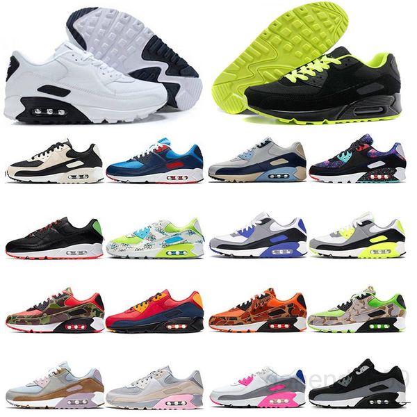 

2018 new women casual shoes classic 90 women and woman shoes casual trainer air cushion surface breathable casual shoes hg9m, Black