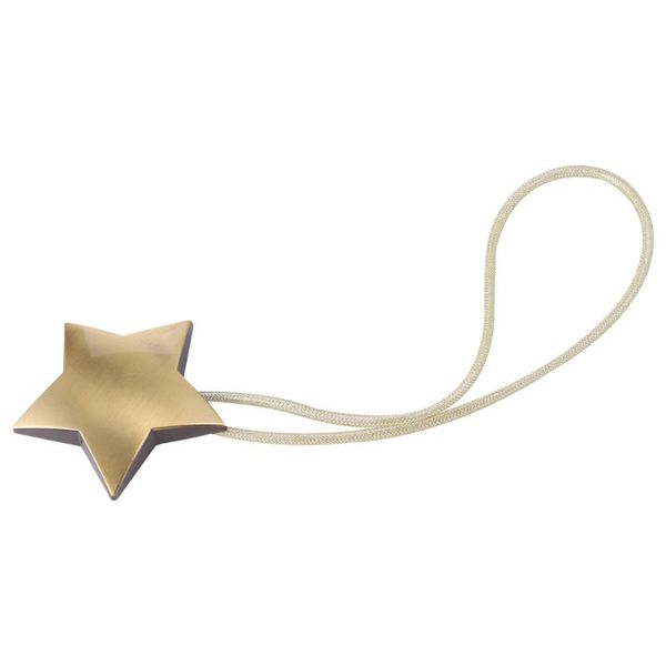 

curtain magnetic button star pattern curtain decor punch-tieback for home