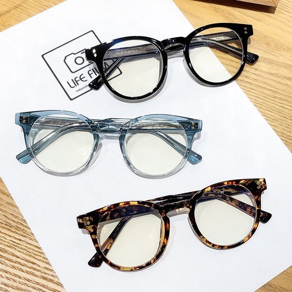 

new tr90 imitation plate glasses for men and women designer jjkd, White;black