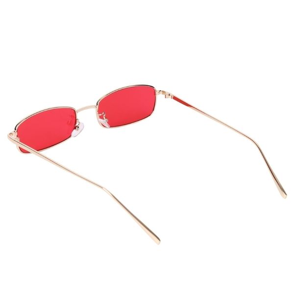

sunglasses rectangle fashion women thin metal small square men sun glasses uv400
