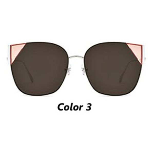 

2021 new titanium alloy cat women sunglasses uv400 driving glasses 4 colors come with box wvkn, White;black