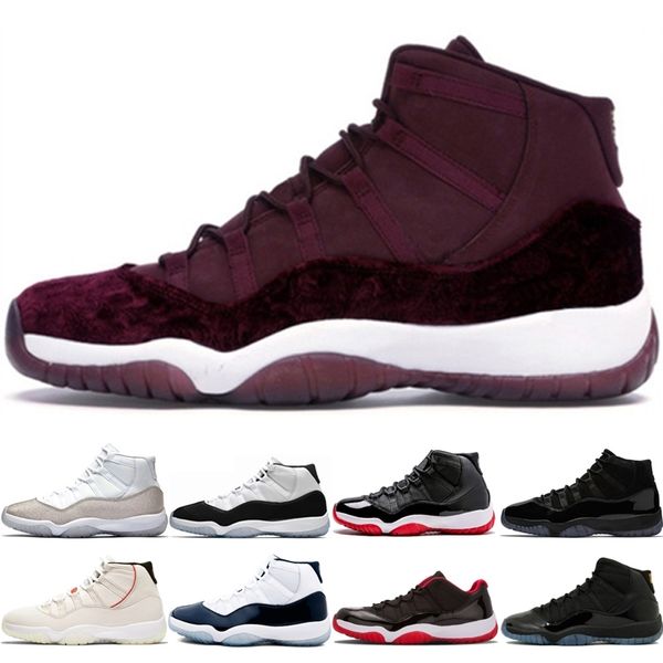 

11 11s fashion men women basketball shoes hight velvet heiress closing ceremony cool grey high bred prom night concord 45 mens sneaker shoes