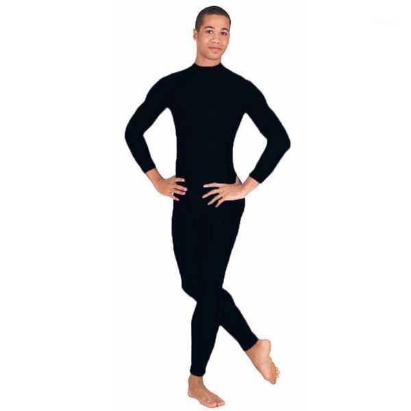 

mens lycra ballet sleeveless full body tight jumpsuit with mid back one piece tank unitard1, Black;red