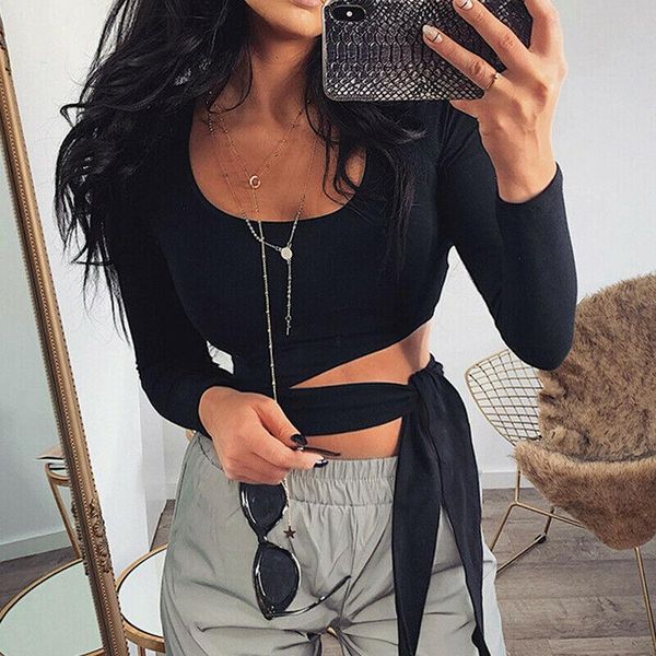 

women shirts summer slim fit sliod blouse woman shirt female long sleeve hollow ladies crop blouse woman, White