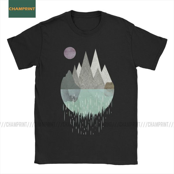 

waterfall wild life men's earth save planet trees ocean mountain tees short sleeve plus size sport hooded sweatshirt hoodie men t shir