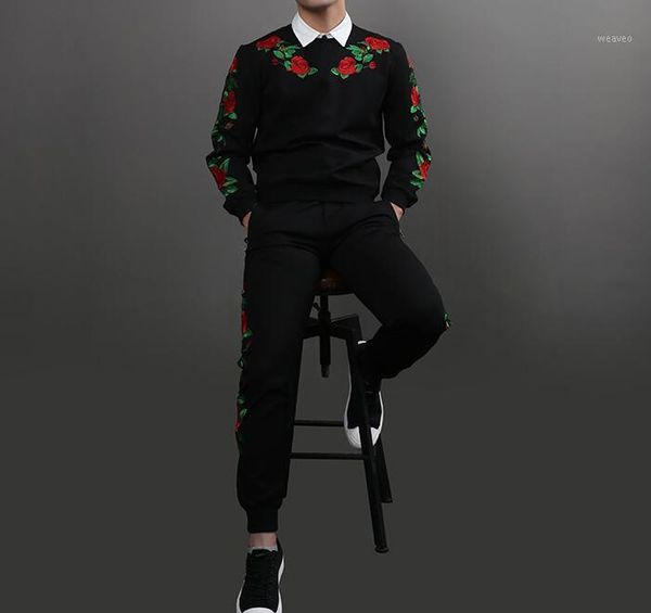 

clothing hoodies pants sets men 2 pieces tracksuit 2018 new1, Gray