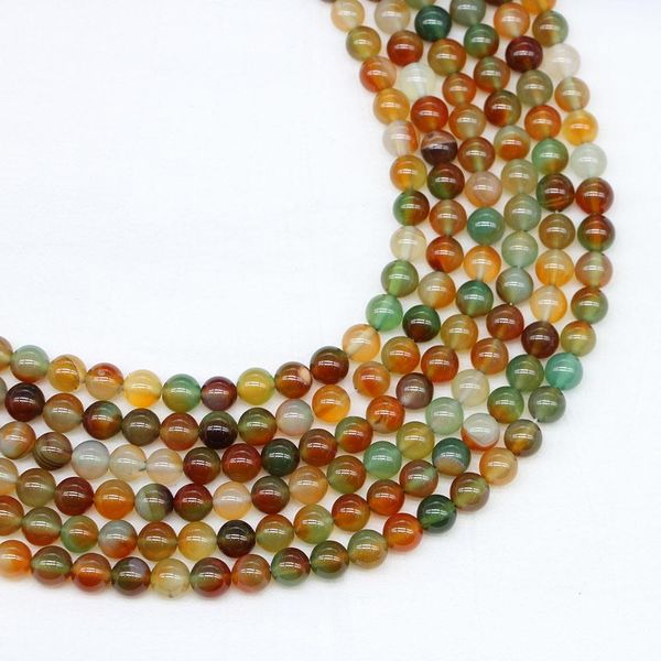 

1strand lot natural stone peacock agates bead round gem loose spacer beads for jewelry making findings diy bracelet wholesale h wmtfef