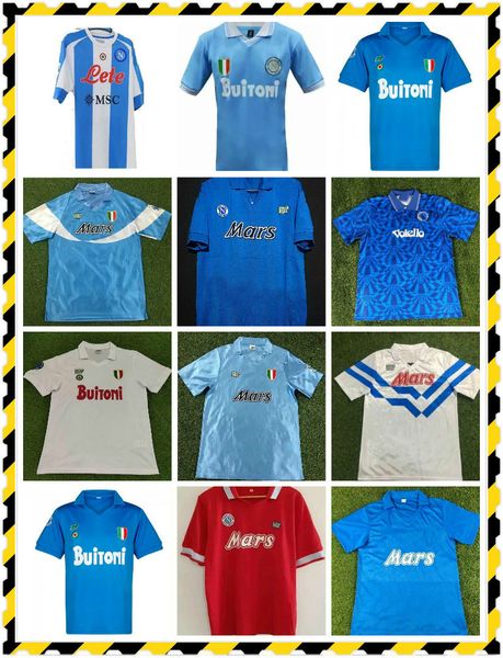 

дань дани марадона наполи ретро 1986 1987 1988 1989 1991 1992 1993 футбол джерси 87/88/89 91/93 марадона неаполь урожай футбол, Black;yellow