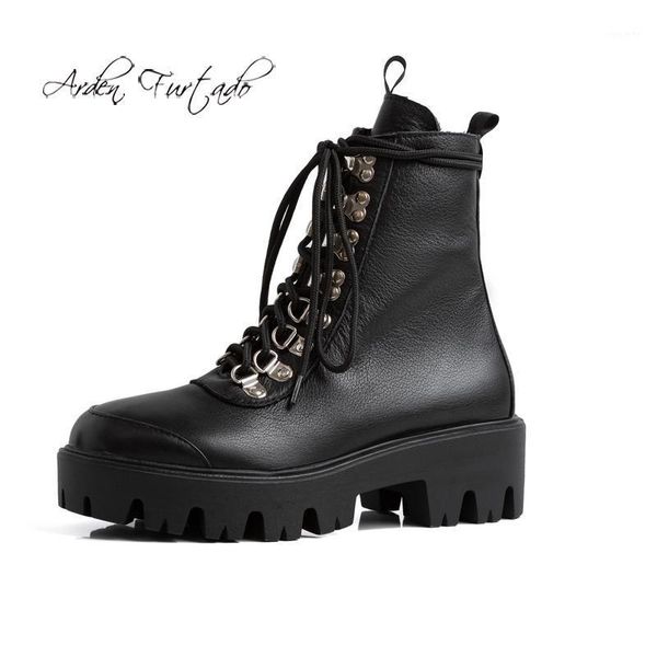 

arden furtado fashion women's shoes spring winter elegant ladies white boots women's ankle boots cross tied matin 40 new1, Black