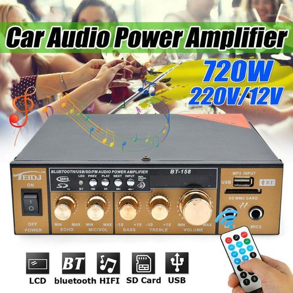

720w bluetooth car high fidelity stereo audio digital fm mp3 radio input no for car1