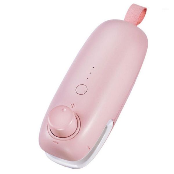 

vacuum food sealing machine mini bag sealer portable handheld heat kitchen for chip bags/ storage bags/snack(pink)1