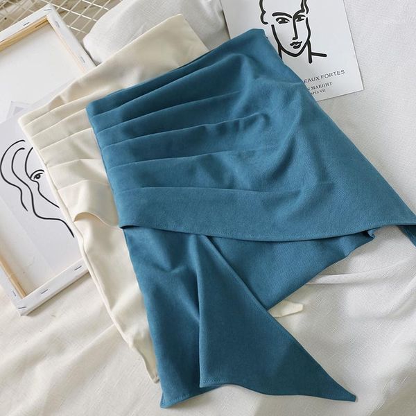 

heliar 2020 autumn women mini skirts western style irregular pleated thin high fanny buttock skirts female sexy1, Black