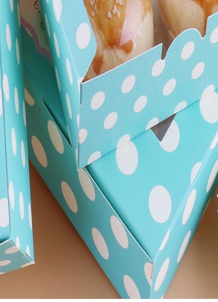 

new arrival kraft cookies boxes with clear window 10pcs lot cake candy boxes favor boxes for party guests bbyzce sweet07