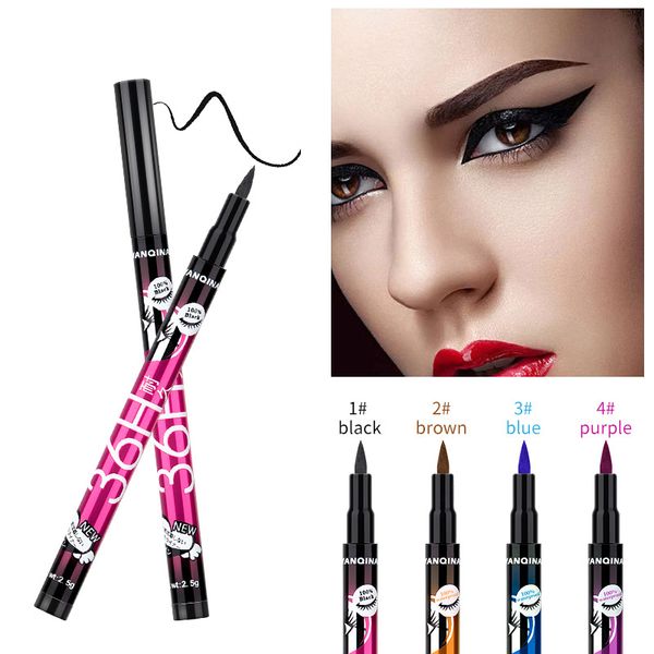 

36h black waterproof liquid eyeliner make up beauty comestics long-lasting eye liner pencil makeup tools for eyeshadow