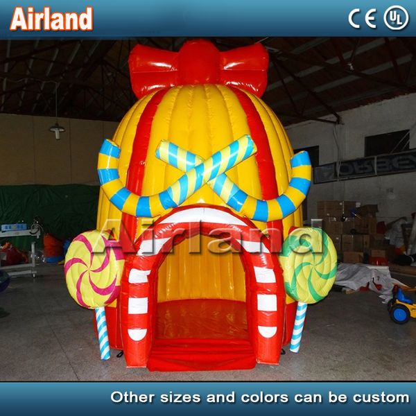 

customized beautiful inflatable candy house tent outdoor children's playground atmosphere decoration inflatable castle