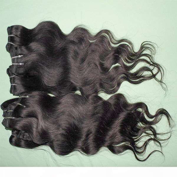 

world shipping wholesale brazilian body wave hair processed human hair weave extensions 8pcs(400g) lot many many buy 12"-26 in, Black