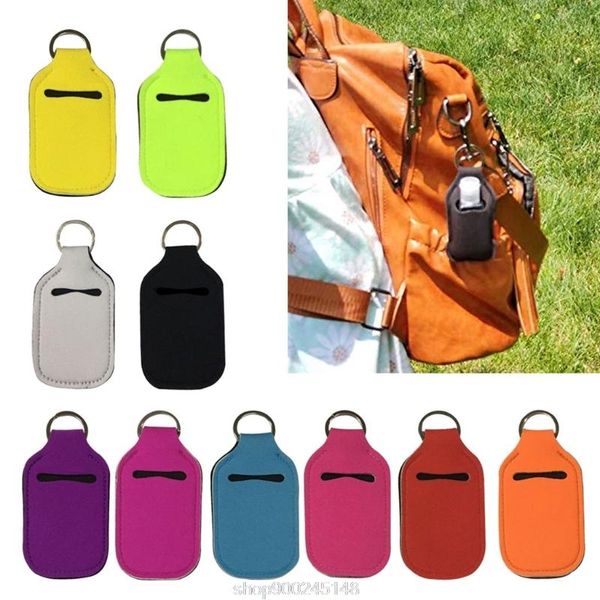 

empty travel size bottle hand sanitizer bottle holder refillable 30ml bottles reusable bottles s22 20 dropshipping, Silver