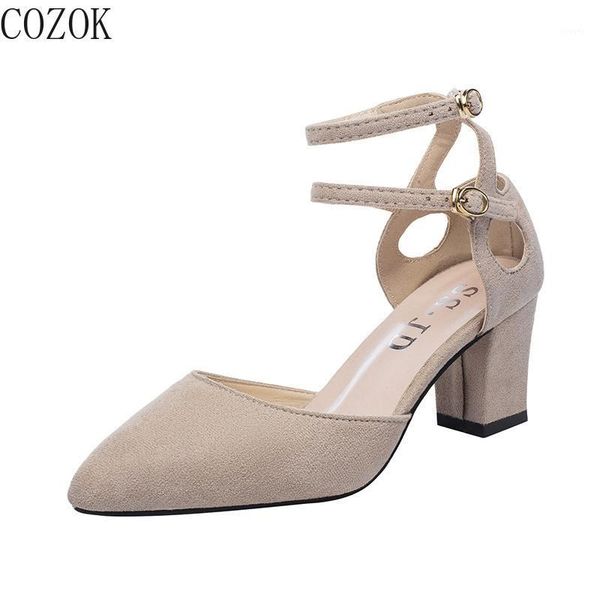 

ladies baotou sandals fashion mature women shoes wild women sandals pure color simple shoes1, Black