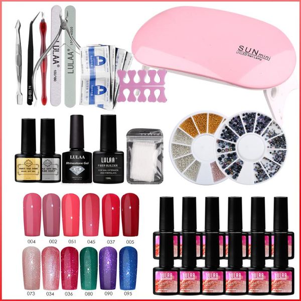 

nail art kits zk50 set polish glue manicure polishing strip light noviceprofession gel kit for beginners supplies