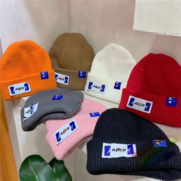

7colors embroidered beanies caps men women skateboard hat, Blue;gray