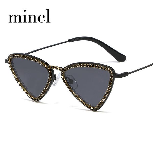 

2020 new bling sunglasses women 2020 round sunglasses ladies fashion diamond party festival uv400 with box nx, White;black