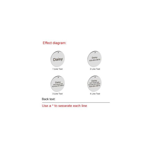 

customized dog cat id tag engraved round tags for cats kitten puppy pet collar accessories personalized dogs nameplate a wmthea