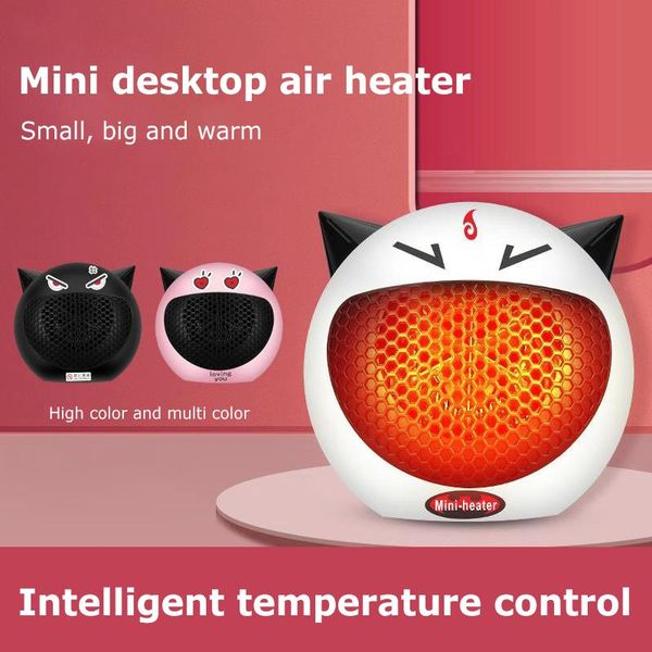 

cartoon little devil portable electric heater warming mini heater dormitory deskfoot warmer gift winter