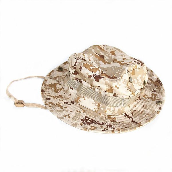 

tactical nepalese boonie hat hunting hat outdoor hiking travel sun cap army sniper camouflage tree bucket cap, Black;white