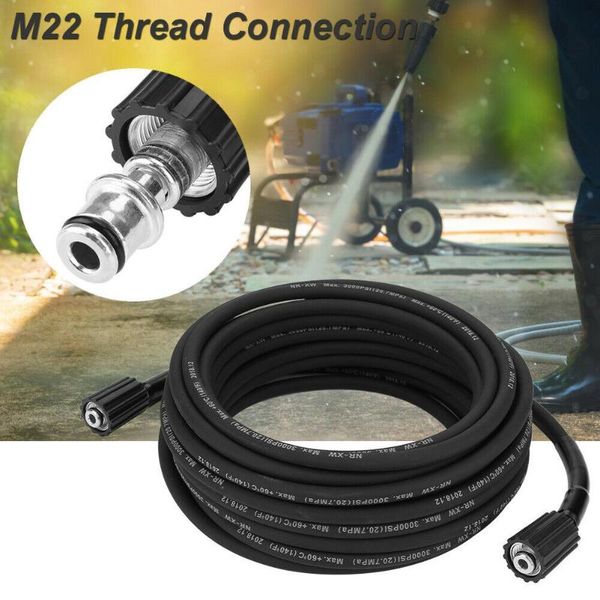

2000psi high pressure washer hose cleaner cleaning connecting npt thread