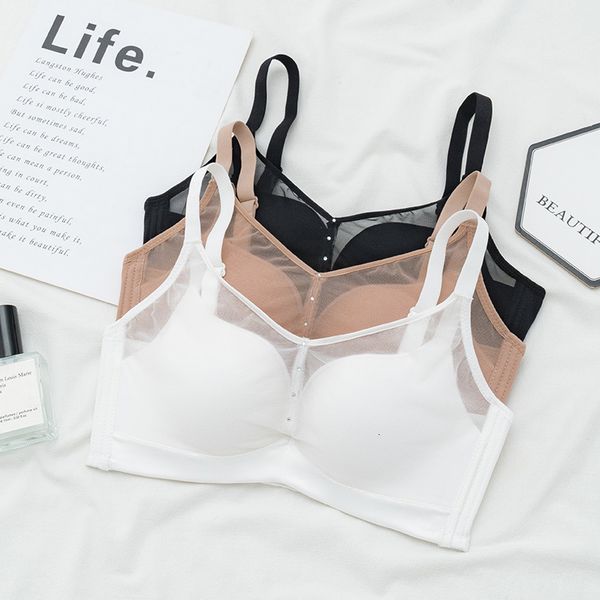 

jinwei's new advertisement lace anti gloss bra adjustable underwear without steel ring, Red;black