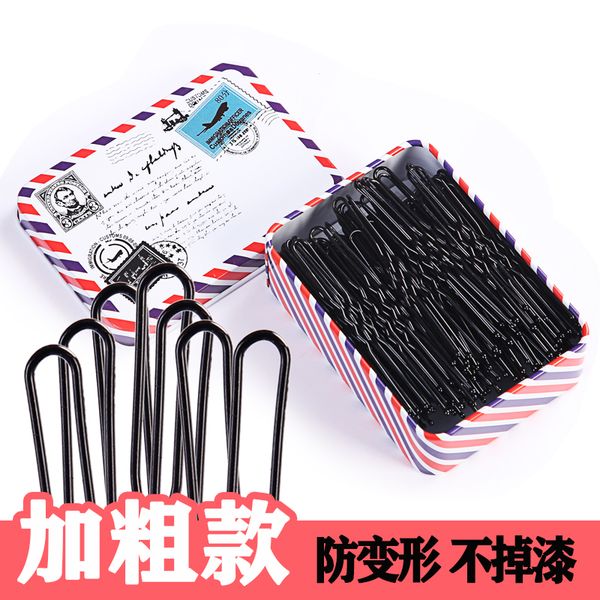 

black pin p studio pan hair ball clip fixed u-clip hairpin headdress